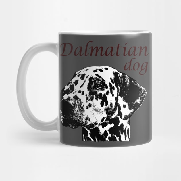 White Dalmatian Dog by hudayadi